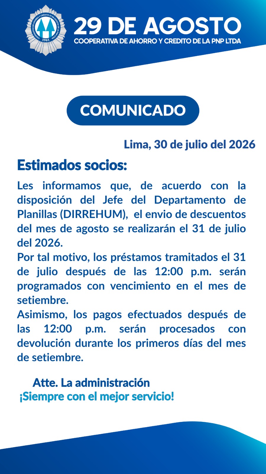 Comunicado